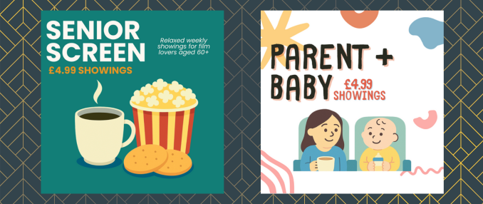 INTRODUCING PARENT + BABY & SENIOR SCREEN
