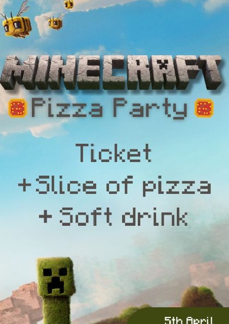 Minecraft Pizza Parties